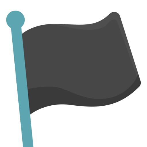 🏴 Drapeau Noir Emoji Copier & Coller Signification & Images