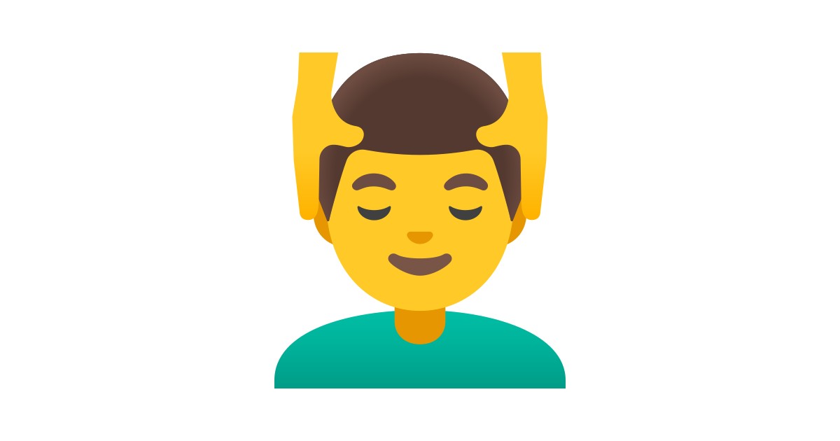 Man Getting Massage Emoji