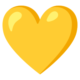 Corazón Amarillo Emoji