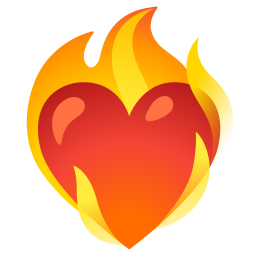 Corazón En Llamas Emoji