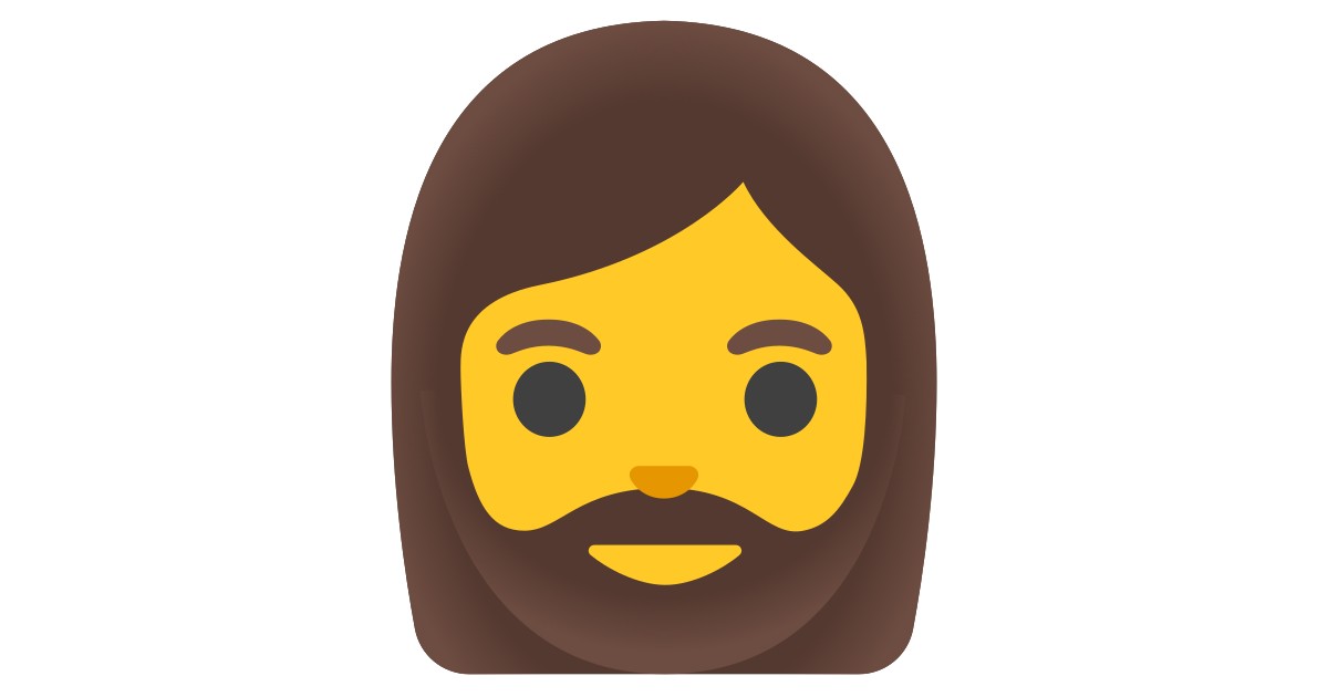 Frau Bart Emoji