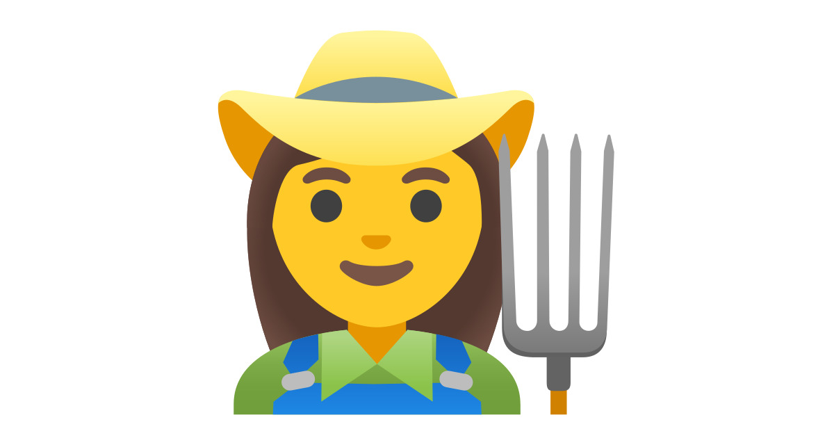 Profesional De La Agricultura Mujer Emoji