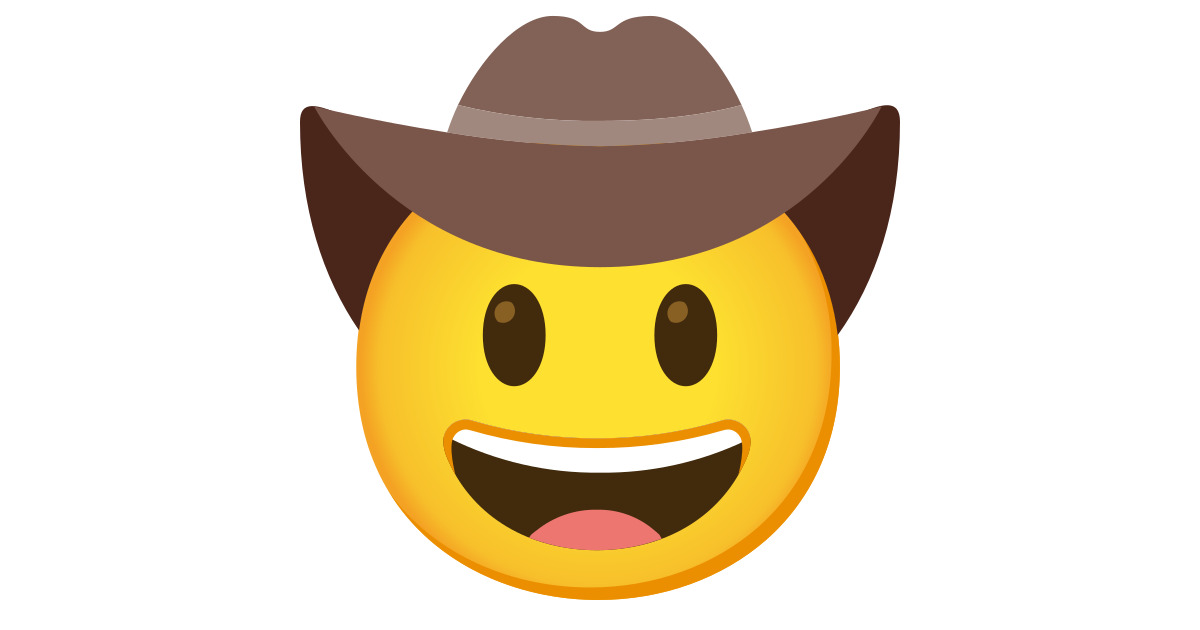 Cara Con Sombrero De Vaquero Emoji