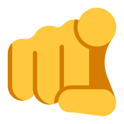 Auf Betrachter Zeigender Zeigefinger Emoji