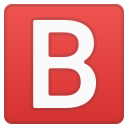 Android Pie; U+1F171 U+FE0F; Emoji