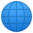 Android Pie; U+1F310; Emoji
