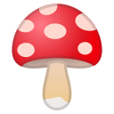 Android Pie; U+1F344; Pilz Emoji