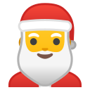 Android Pie; U+1F385; Father Christmas Emoji
