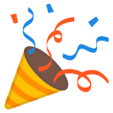 Android Pie; U+1F389; Emoji