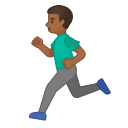 Android Pie; U+1F3C3 U+1F3FE U+200D U+2642 U+FE0F; Emoji