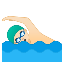 Android Pie; U+1F3CA U+1F3FB U+200D U+2642 U+FE0F; Emoji