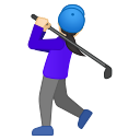 Android Pie; U+1F3CC U+1F3FB U+200D U+2640 U+FE0F; Emoji