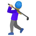 Android Pie; U+1F3CC U+1F3FC U+200D U+2640 U+FE0F; Emoji
