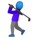 Android Pie; U+1F3CC U+1F3FF U+200D U+2640 U+FE0F; Emoji