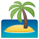 Android Pie; U+1F3DD U+FE0F; Emoji