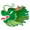 Android Pie; U+1F432; Emoji