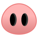 Android Pie; U+1F43D; Emoji
