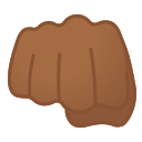 Android Pie; U+1F44A U+1F3FE; Emoji