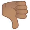 Android Pie; U+1F44E U+1F3FD; Emoji