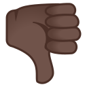 Android Pie; U+1F44E U+1F3FF; Emoji