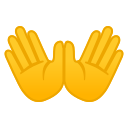 Android Pie; U+1F450; Emoji