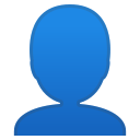Android Pie; U+1F464; Emoji