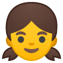 Android Pie; U+1F467; Emoji
