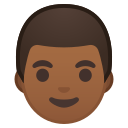 Android Pie; U+1F468 U+1F3FE; Emoji