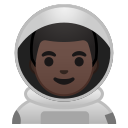 Android Pie; U+1F468 U+1F3FF U+200D U+1F680; Emoji