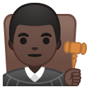 Android Pie; U+1F468 U+1F3FF U+200D U+2696 U+FE0F; Emoji