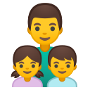 Android Pie; U+1F468 U+200D U+1F467 U+200D U+1F466; Emoji