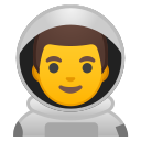 Android Pie; U+1F468 U+200D U+1F680; Emoji