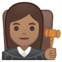 Android Pie; U+1F469 U+1F3FD U+200D U+2696 U+FE0F; Emoji