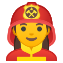 Android Pie; U+1F469 U+200D U+1F692; Emoji