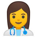 Android Pie; U+1F469 U+200D U+2695 U+FE0F; Emoji