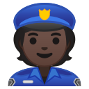 Android Pie; U+1F46E U+1F3FF; Emoji