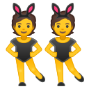 Android Pie; U+1F46F; Emoji