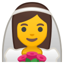 Android Pie; U+1F470; Emoji