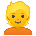 Android Pie; U+1F471; Emoji
