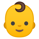 Android Pie; U+1F476; Emoji