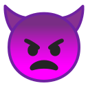 Android Pie; U+1F47F; Emoji