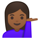 Android Pie; U+1F481 U+1F3FE U+200D U+2640 U+FE0F; Emoji