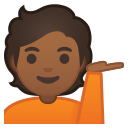 Android Pie; U+1F481 U+1F3FE; Emoji