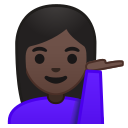 Android Pie; U+1F481 U+1F3FF U+200D U+2640 U+FE0F; Emoji