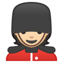 Android Pie; U+1F482 U+1F3FB; Emoji