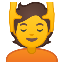 Android Pie; U+1F486; Emoji