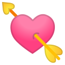 Android Pie; U+1F498; Emoji