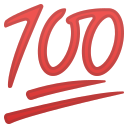 Android Pie; U+1F4AF; Emoji