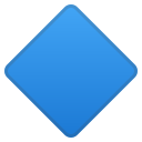 Android Pie; U+1F537; Emoji