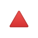 Android Pie; U+1F53A; Emoji
